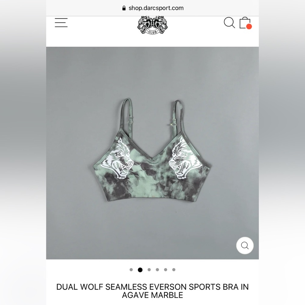 NWOT Darc Sport sports bra size large